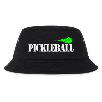 Pickleball - Kinder Bucket Hat - Schwarz - Vorne