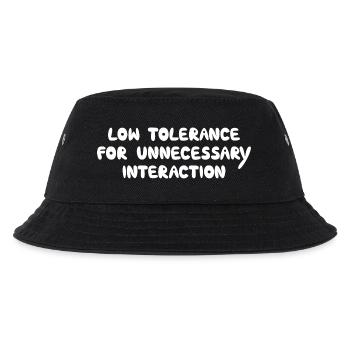 Faible tolérance à l’interaction inutile, blanc - Bob Enfant - noir - Devant