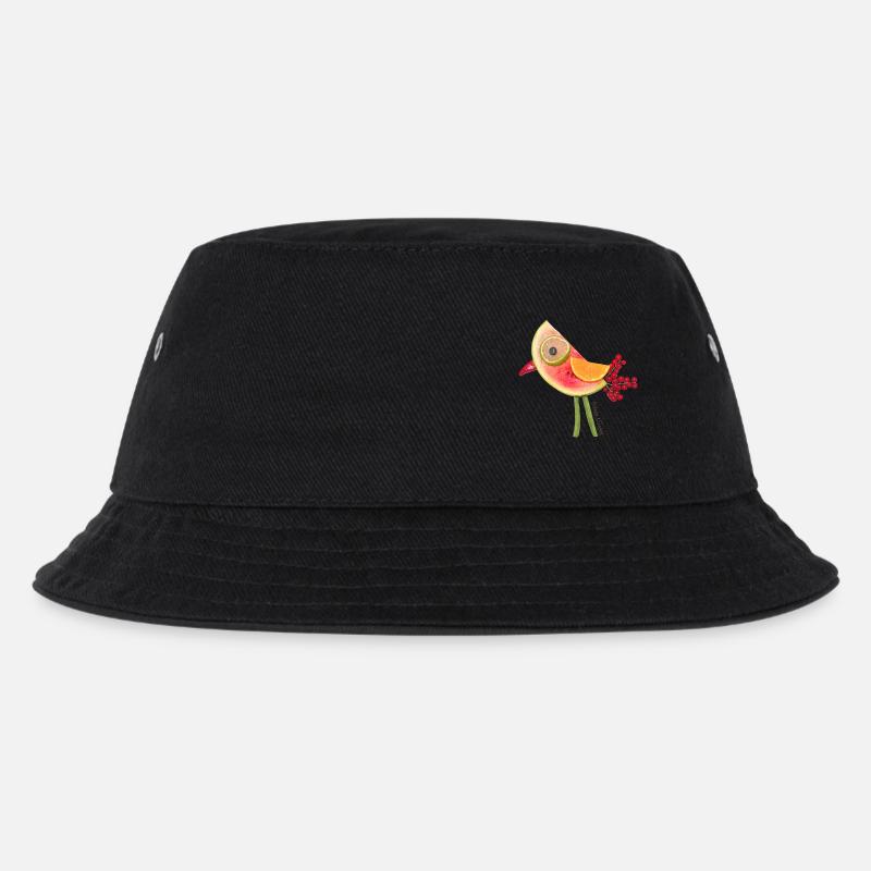 Spaßvogel - Kinder Bucket Hat - Schwarz