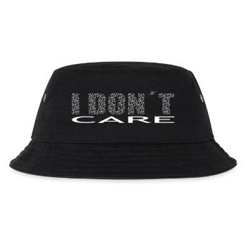 don't care - Kids’ Bucket Hat - black - Front