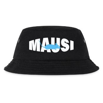 MAUSI - Kinder Bucket Hat - Schwarz - Vorne