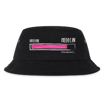 Intern Arzt Laden. Humor Zukünftiger Arzt - Kinder Bucket Hat - Schwarz - Vorne