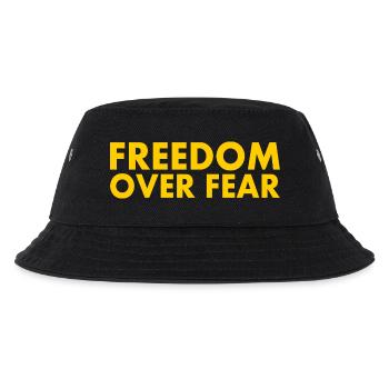 Freedom over fear - Kids’ Bucket Hat - black - Front