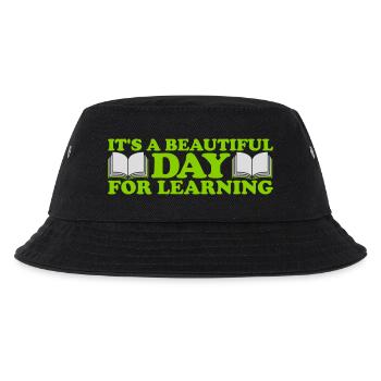 beautiful day for learning - Kids’ Bucket Hat - black - Front