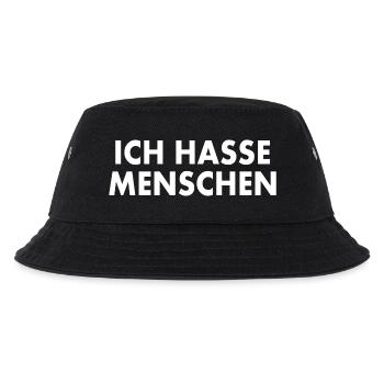 Ich hasse menschen - Kinder Bucket Hat - Schwarz - Vorne