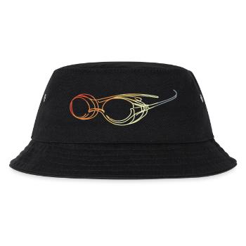 Swimming Goggles Drawing - Kids’ Bucket Hat - black - Front
