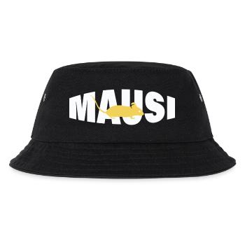 MAUSI - Kinder Bucket Hat - Schwarz - Vorne