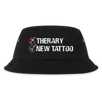 Therapy New Tattoo Inked Skin Illustration Body - Kinder Bucket Hat - Schwarz - Vorne