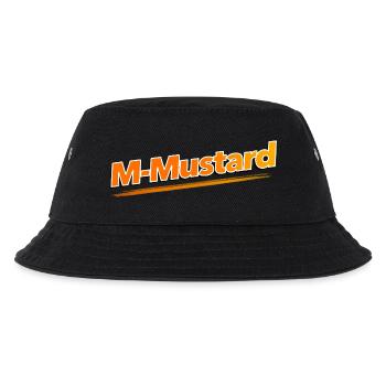 M-Senf - Kinder Bucket Hat - Schwarz - Vorne