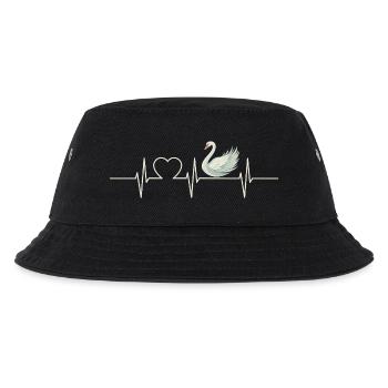 Swans Swan - Kids’ Bucket Hat - black - Front