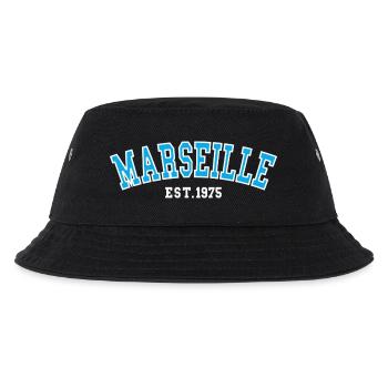 Marseille Est.1975 - Kinder Bucket Hat - Schwarz - Vorne
