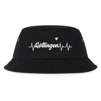 Heartbeat Göttingen - Kinder Bucket Hat - Schwarz - Vorne