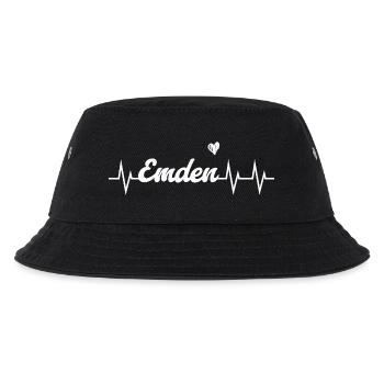 Heartbeat Emden - Kinder Bucket Hat - Schwarz - Vorne