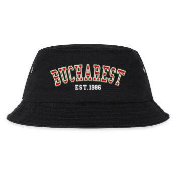 Bukarest, gegründet 1986 - Kinder Bucket Hat - Schwarz - Vorne