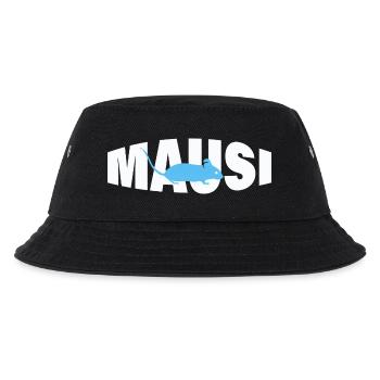 MAUSI - Kinder Bucket Hat - Schwarz - Vorne