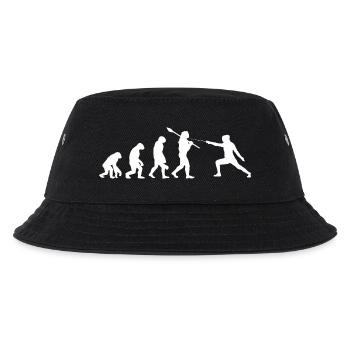 Entwicklung des Fechtsport-Epee-Foil-Säbels - Kinder Bucket Hat - Schwarz - Vorne