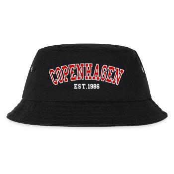 Kopenhagen gegründet 1986 - Kinder Bucket Hat - Schwarz - Vorne
