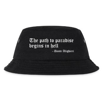 Le chemin du paradis commence en enfer par Dante Alighieri - Bob Enfant - noir - Devant