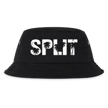 Split Palm Trees Croatia - Kids’ Bucket Hat - black - Front
