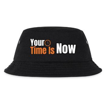 Votre temps est maintenant un typographe motivationnel minimaliste - Bob Enfant - noir - Devant