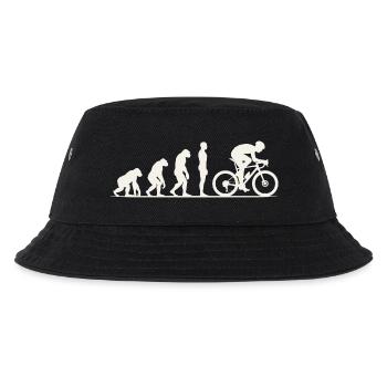 Gravel Bike Evolution - Kinder Bucket Hat - Schwarz - Vorne