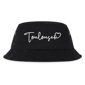 Toulouse Herzschlag - Kinder Bucket Hat - Schwarz - Vorne