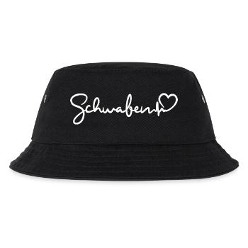 Schwaben Herzschlag - Kinder Bucket Hat - Schwarz - Vorne