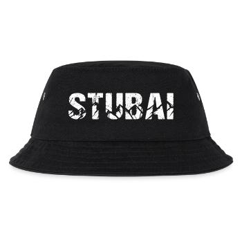Stubai Tiroler Alpen Stubaital Berge - Kinder Bucket Hat - Schwarz - Vorne
