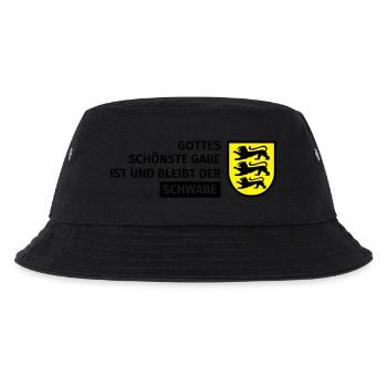 Gottes schönste Gabe ist und bleibt der Schwabe - Kinder Bucket Hat - Schwarz - Vorne