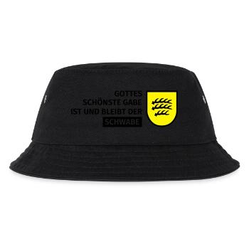 Gottes schönste Gabe ist und bleibt der Schwabe - Kinder Bucket Hat - Schwarz - Vorne