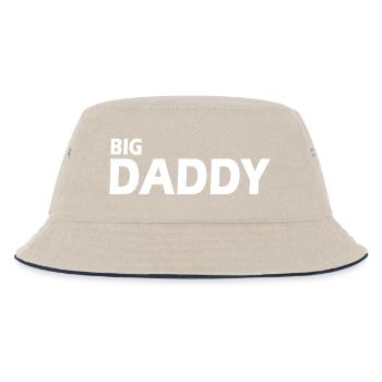 BIG DADDY - Kinder Bucket Hat - Natur/Navy - Vorne
