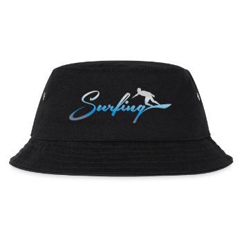 SURFING, SURFING - Kids’ Bucket Hat - black - Front
