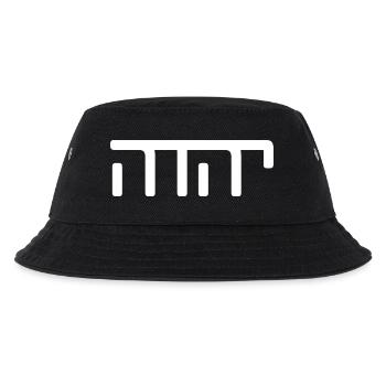 JHWH Strang Weiß - Kinder Bucket Hat - Schwarz - Vorne