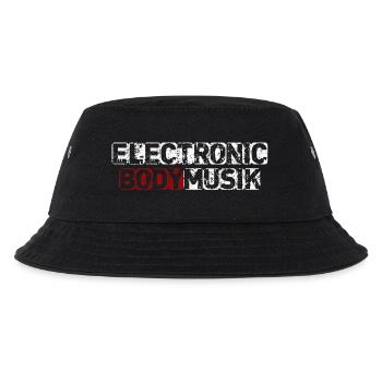 Electronic body music - Kids’ Bucket Hat - black - Front