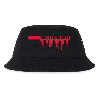 I prefer not to - Kids’ Bucket Hat - black - Front