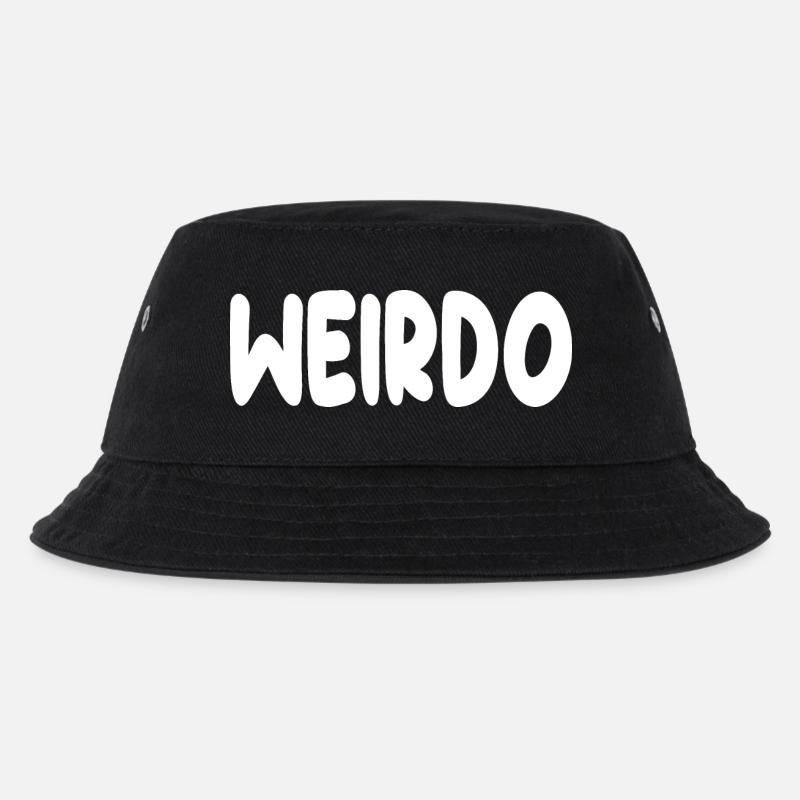 Weirdo - Kids’ Bucket Hat - black