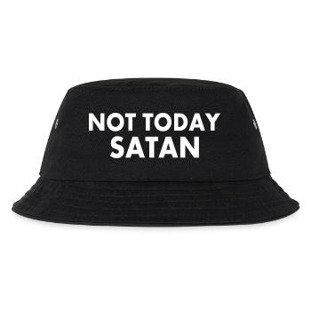 Not today satan - Kinder Bucket Hat - Schwarz - Vorne