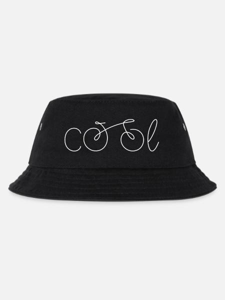 Fahrrad cool - Kinder Bucket Hat - Schwarz