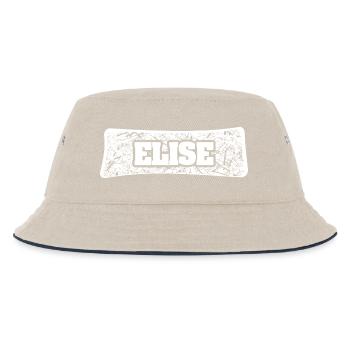 Gift for Elise - Kids’ Bucket Hat - ecru/navy - Front