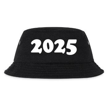 2025 - Kinder Bucket Hat - Schwarz - Vorne