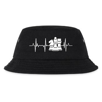 Chess Heart palpitations - Kids’ Bucket Hat - black - Front