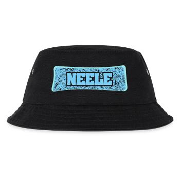 Neele als Name - Kinder Bucket Hat - Schwarz - Vorne
