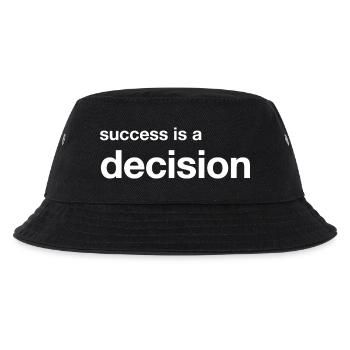 success is a decision - Kids’ Bucket Hat - black - Front