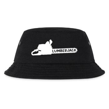 Motif de bûcheron avec silhouette de hache - Bob Enfant - noir - Devant