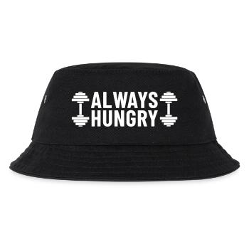 Always Hungry Dumbbells - Kids’ Bucket Hat - black - Front