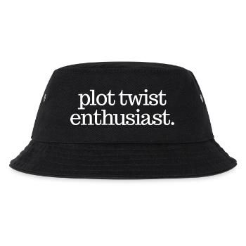 plot_twist - Kinder Bucket Hat - Schwarz - Vorne
