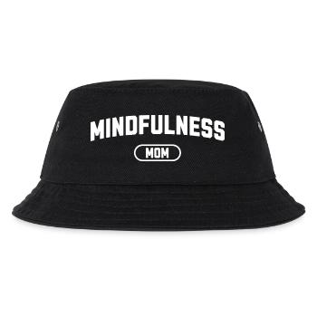 Achtsamkeits-Mama - Kinder Bucket Hat - Schwarz - Vorne