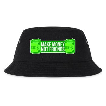 Gagne de l’argent, pas des amis, slogan Slogan - Bob Enfant - noir - Devant