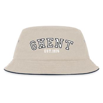 Gent gegründet 1976 - Kinder Bucket Hat - Natur/Navy - Vorne