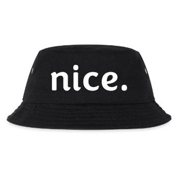 Nice. - Kids’ Bucket Hat - black - Front